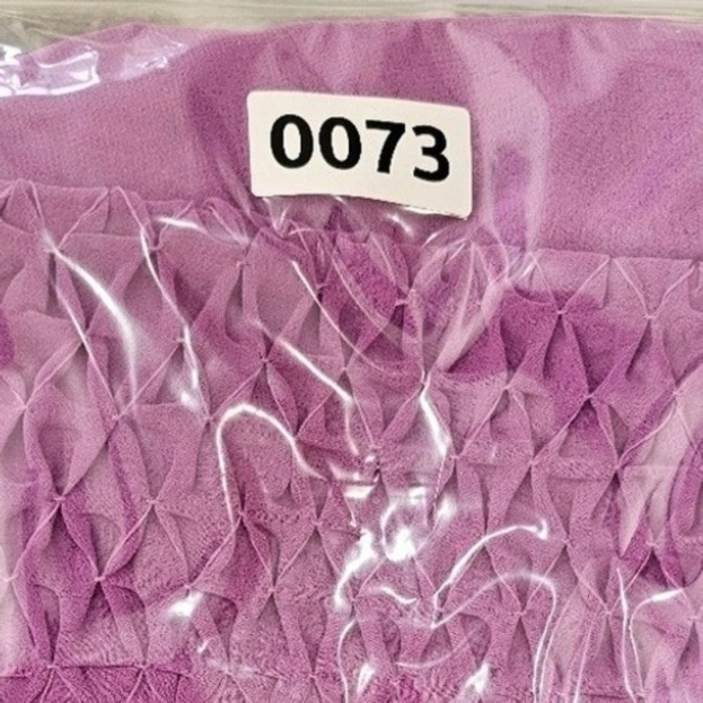 Banana Republic Size 12 V-neck Rushed, pleated Blouse Bright Lavender - Picture 12 of 12